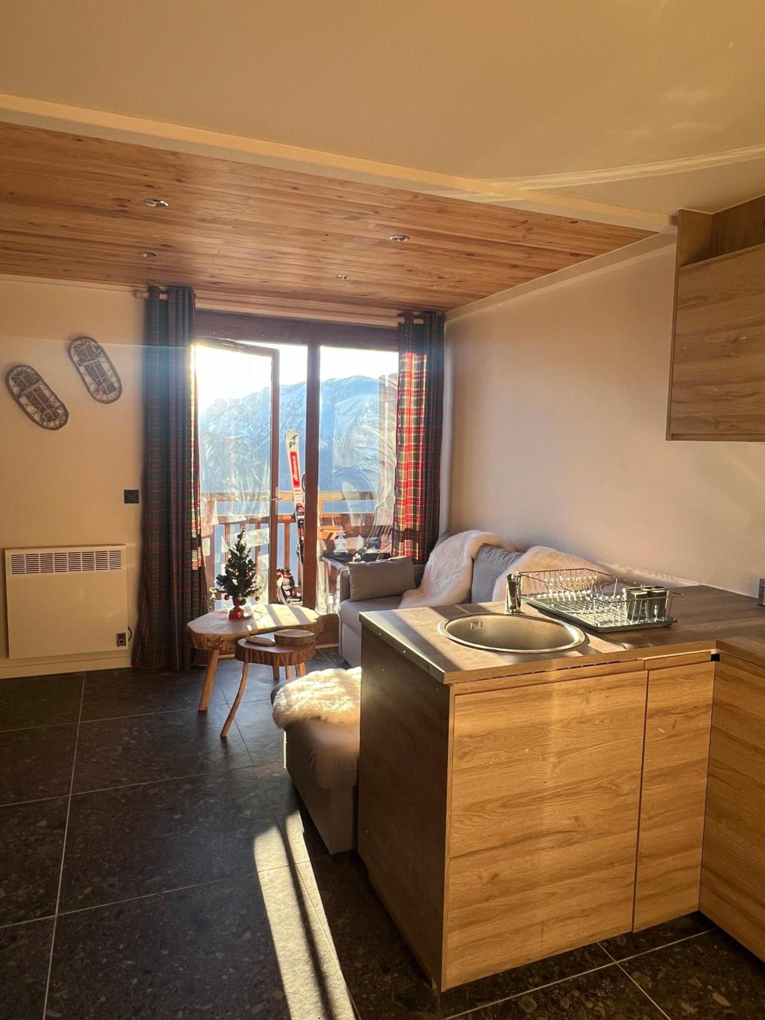 Stunning Apartment With Breathtaking View! Huez Buitenkant foto