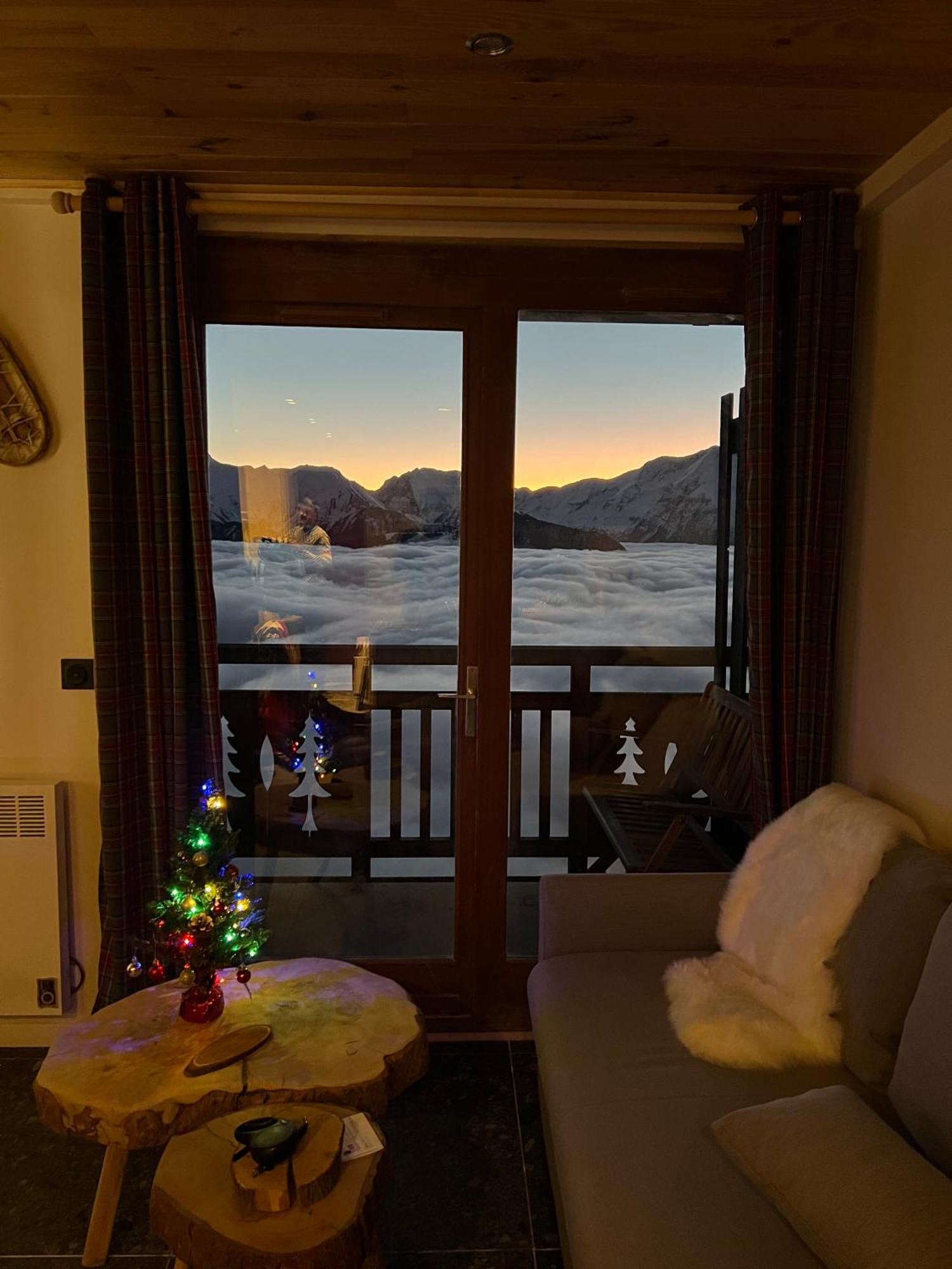 Stunning Apartment With Breathtaking View! Huez Buitenkant foto